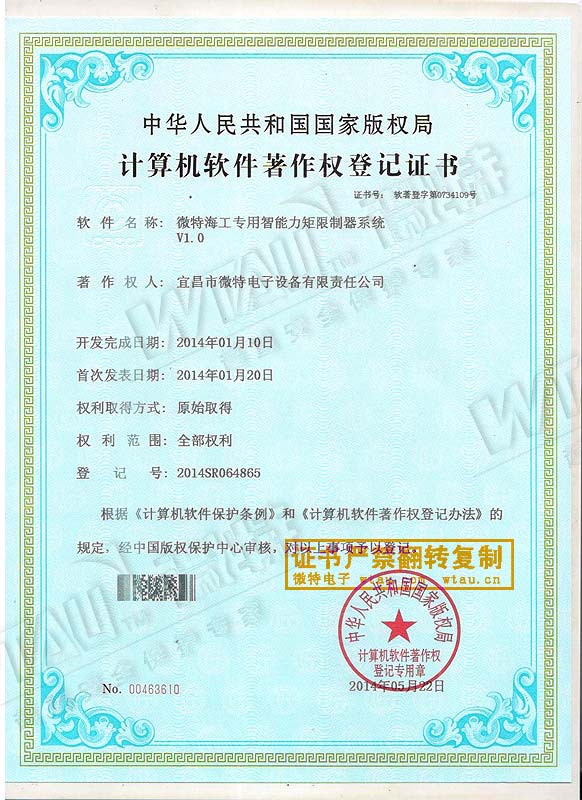 2014-微特海工专用智能力矩限