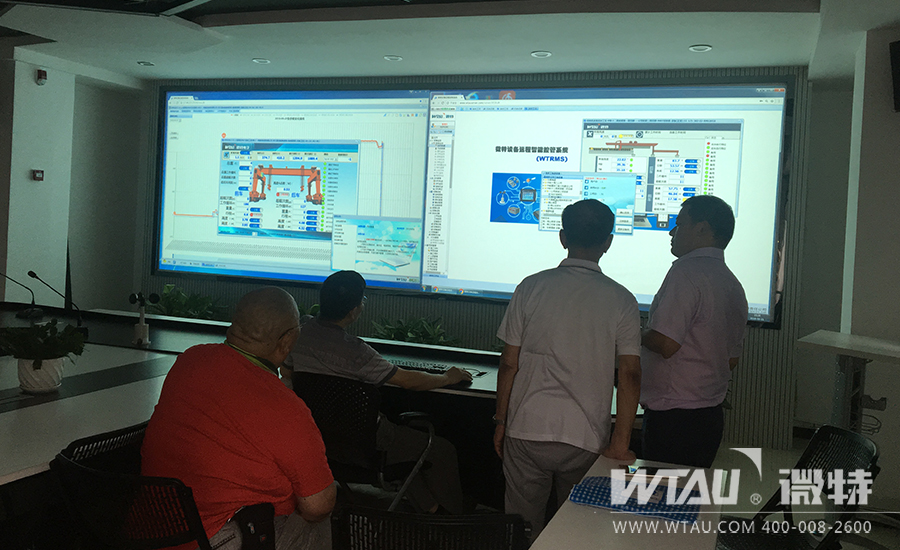 蒙古国塔机专家到微特调研